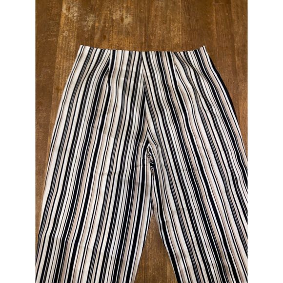 Allison Taylor Vintage 90's Striped Straight Leg Pants - 6 - Picture 4 of 5